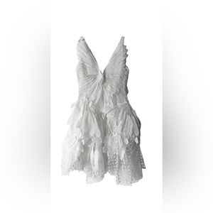 Beautiful Size 0 Rhythmic fluted dress